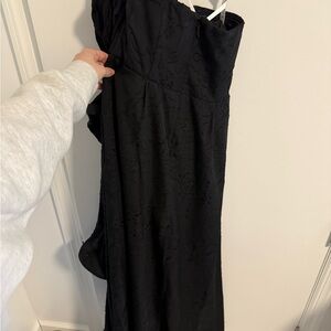 Azazie Black Strapless Dress